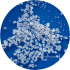 Roasted salt crystals