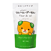 伯方の塩 みきゃんと<br>フルール・ド・セル 150g