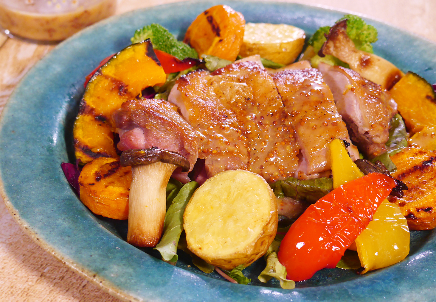 皮パリステーキ